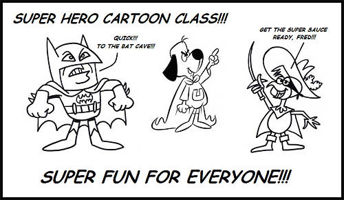 Super Hero Cartoon Class